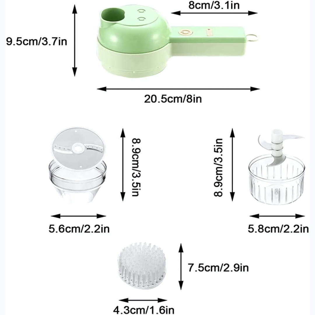 4 in 1 Electric Vegetable Cutter