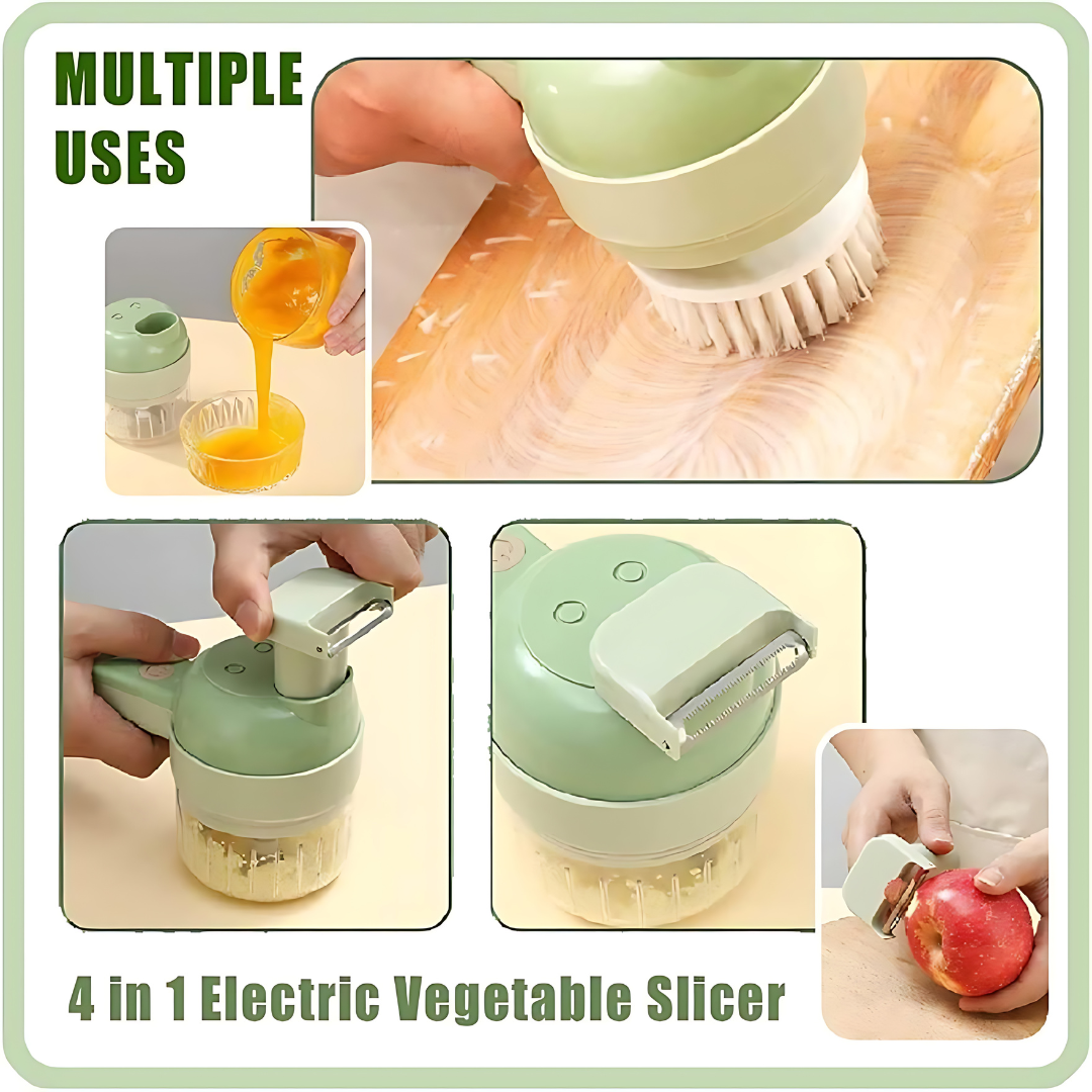 4 in 1 Electric Vegetable Cutter