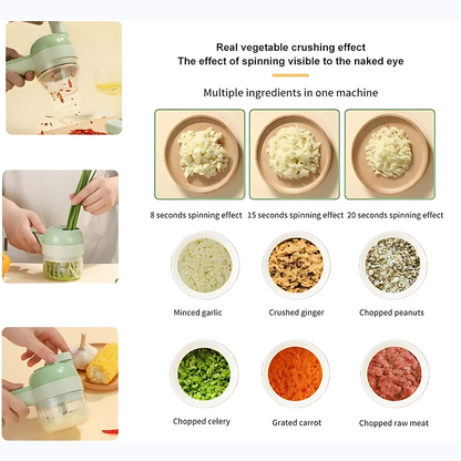 4 in 1 Electric Vegetable Cutter
